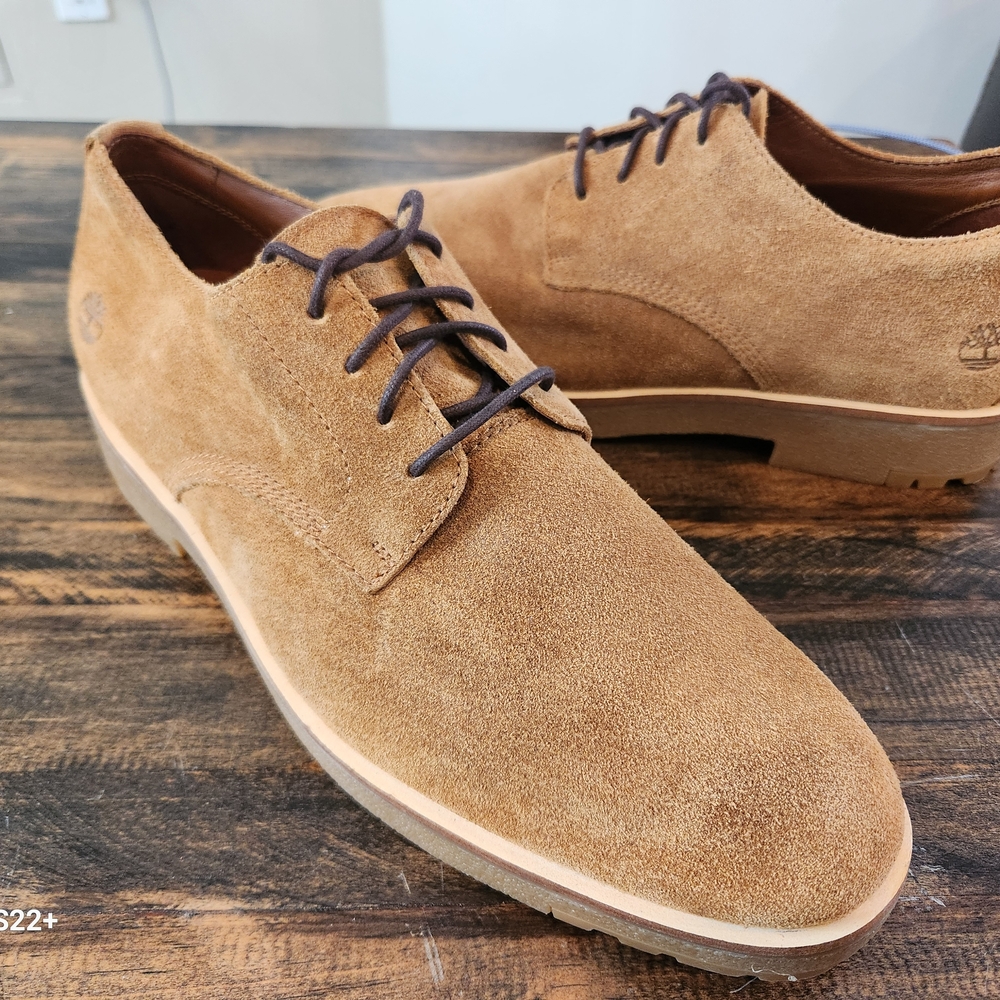 Timberland Men's Tan Leather Shoes SKU X03 - Picture 7 of 12